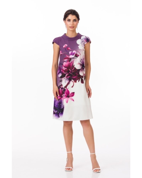 Rochie casual imprimata cu model floral SS24 - Img 2
