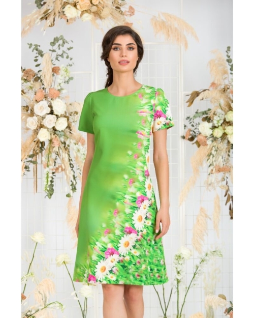 Rochie casual imprimata digital CMD615 - Img 2