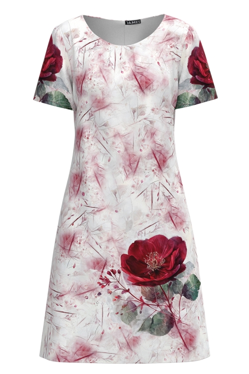 Rochie casual imprimata Maci