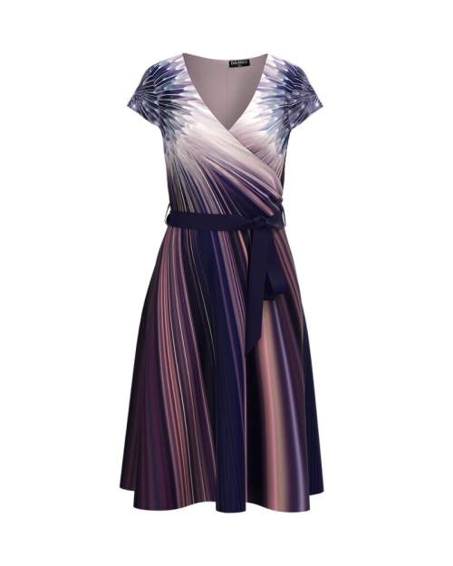 Rochie clos eleganta de vara imprimata digital CMD869 - Img 1