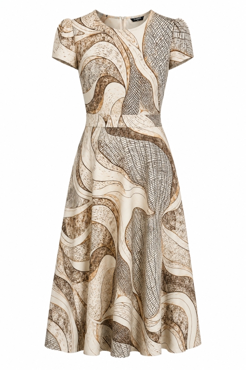 Rochie eleganta cu buzunare Ecouri ale Naturii