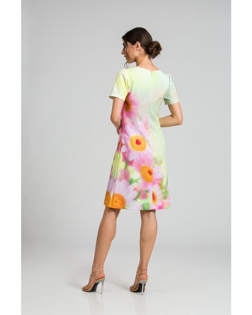 Rochie evazata imprimata digital CMD65 - Img 6