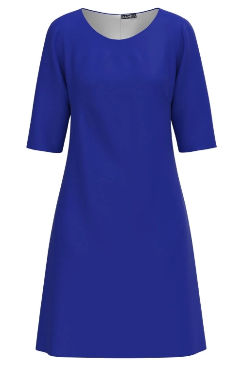 Rochie office albastra