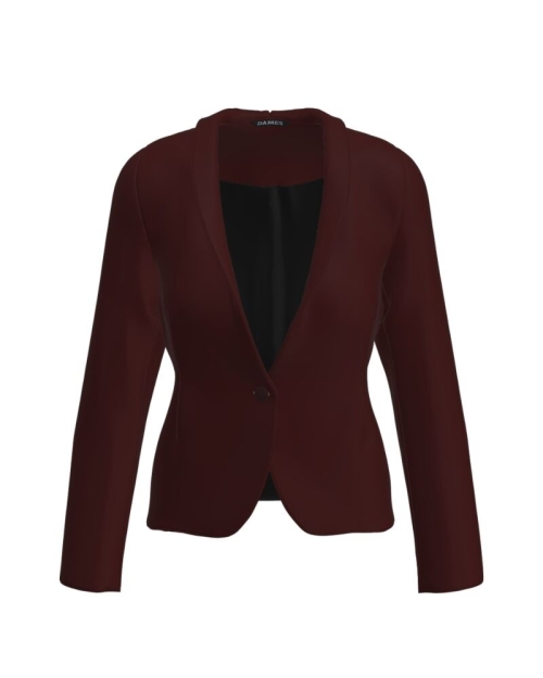 Sacou grena cambrat imprimat digital CMD3422