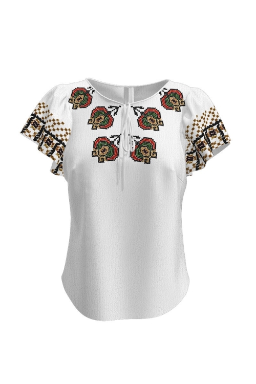 Bluza cu imprimeu digital de martisor C268M15