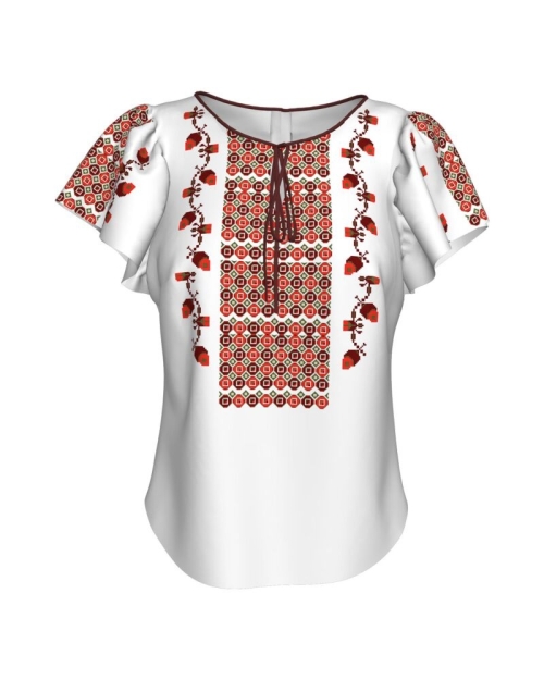 Bluza imprimata cu model traditional Transilvania4 A842MS11