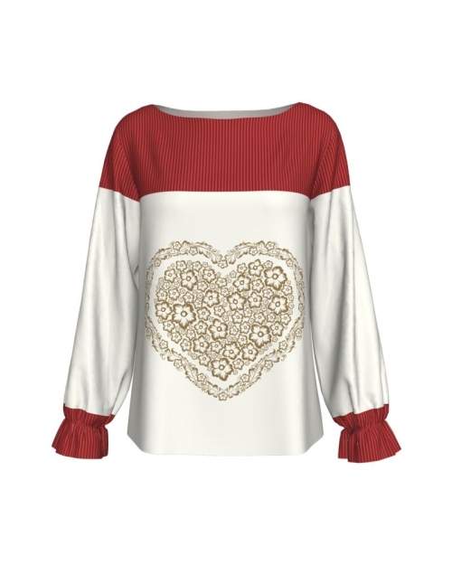 Bluza imprimata digital Heart