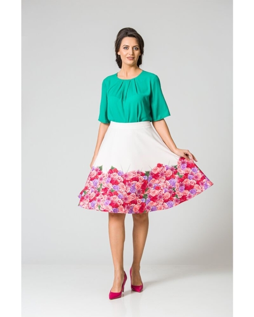 Fusta clos imprimata digital Flowers A817-I19 - Img 1