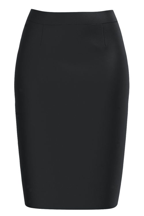 Fusta conica neagra Clasic