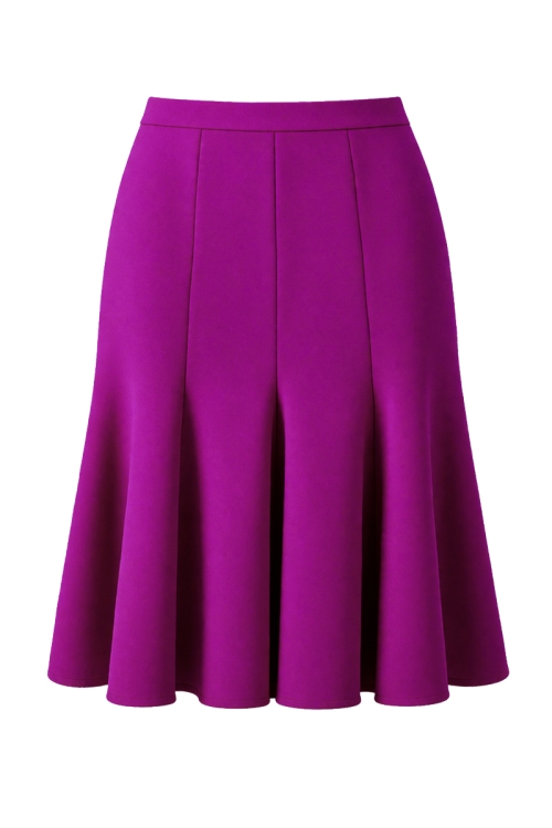 Fusta magenta eleganta in clini