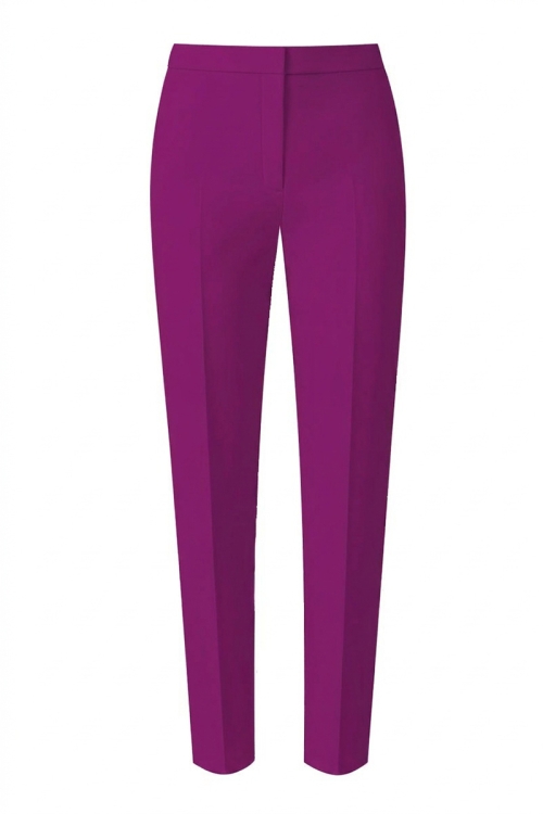 Pantaloni conici magenta