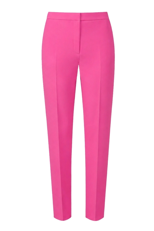 Pantaloni conici roz trandafiriu