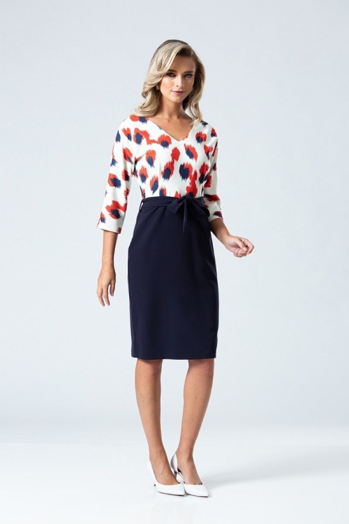 Rochie casual imprimata digital DP083 - Img 4