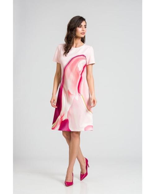 Rochie evazata imprimata digital CMD62 - Img 2