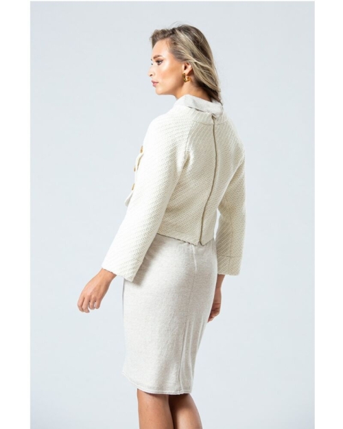 Rochie office PREMIUM pe gat DP093 - Img 5