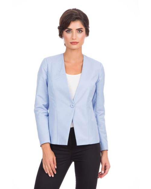 Sacou bleu office cambrat CMD3390 - Img 2