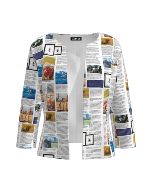 Sacou cambrat imprimat digital A055 - Img 1