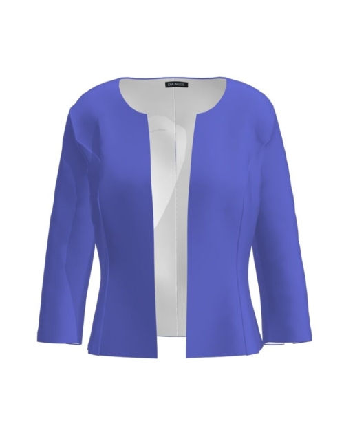 Sacou cambrat imprimat violet CMD1204