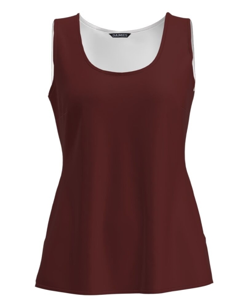 Top casual visiniu imprimat digital CMD1316