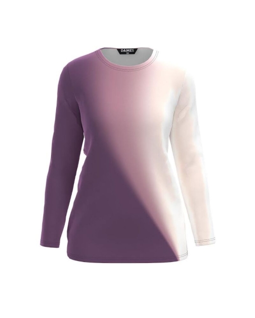 Bluza din catifea in nuante de mov
