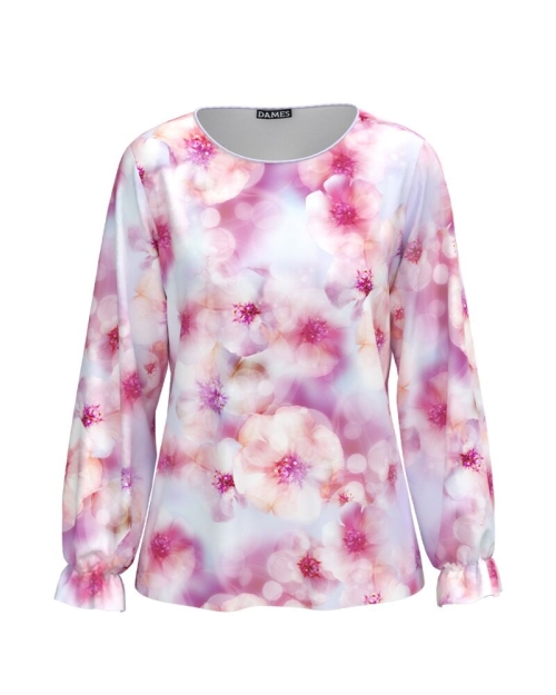 Bluza imprimata cu model floral CMD3845