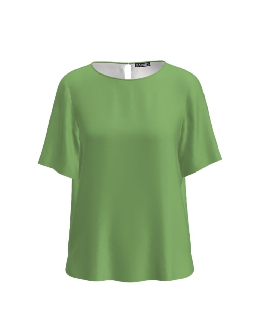 Bluza verde de vara cu maneca scurta CMD1972