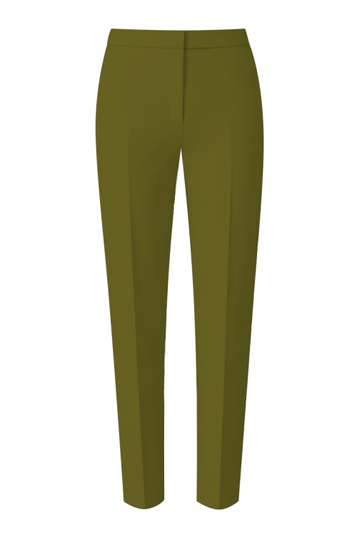 Pantaloni conici verde oliva