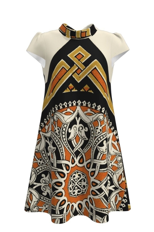 Rochie casual de vara imprimata digital CMD102 - Img 2