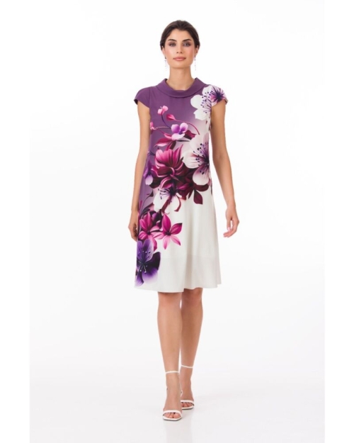 Rochie casual imprimata cu model floral SS24 - Img 4