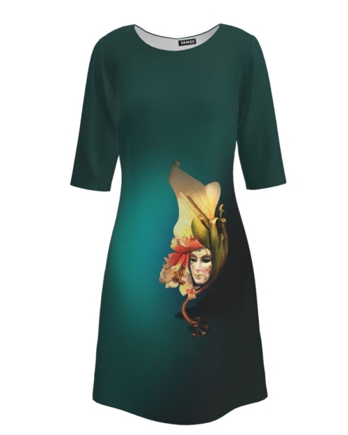 Rochie casual imprimata digital CMD422 - Img 1