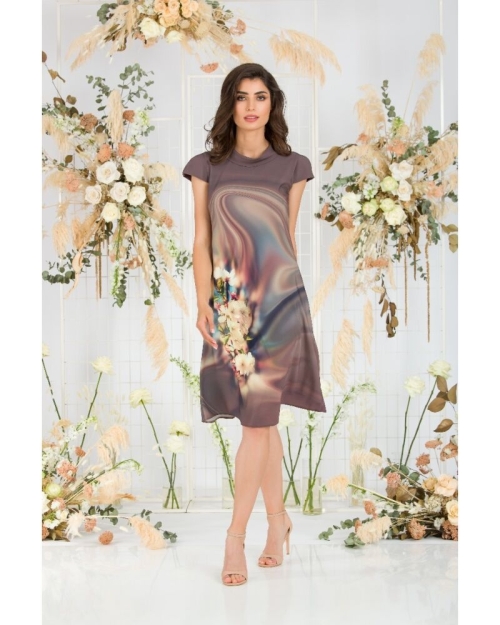 Rochie casual imprimata digital CMD707 - Img 1