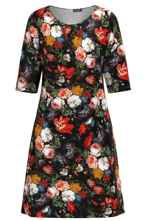 Rochie casual imprimata floral