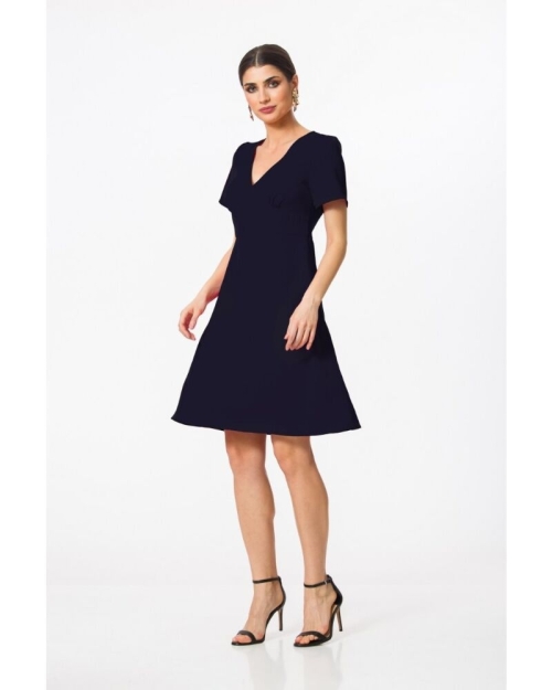 Rochie casual PREMIUM,Lazurite cu maneca scurta DP011N - Img 5