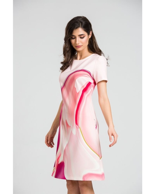 Rochie evazata imprimata digital CMD62 - Img 3