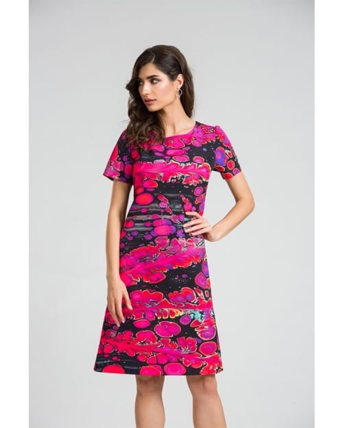 Rochie evazata imprimata digital CMD66 - Img 1