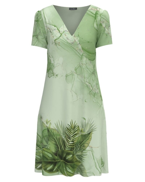 Rochie vernil casual de vara imprimată cu model Floral CMD2887 - Img 1
