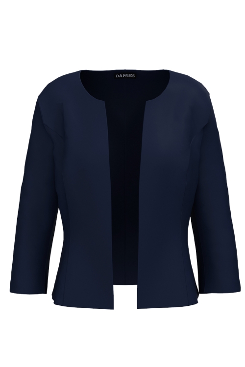 Sacou bleumarin elegant cambrat