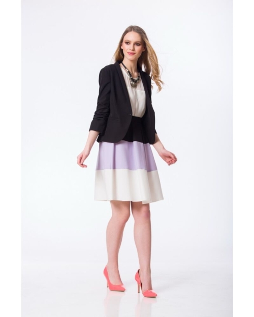 Sacou casual cu maneca creata M162N - Img 3