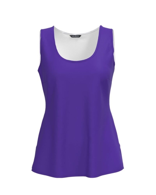 Top casual violet imprimat digital CMD2898