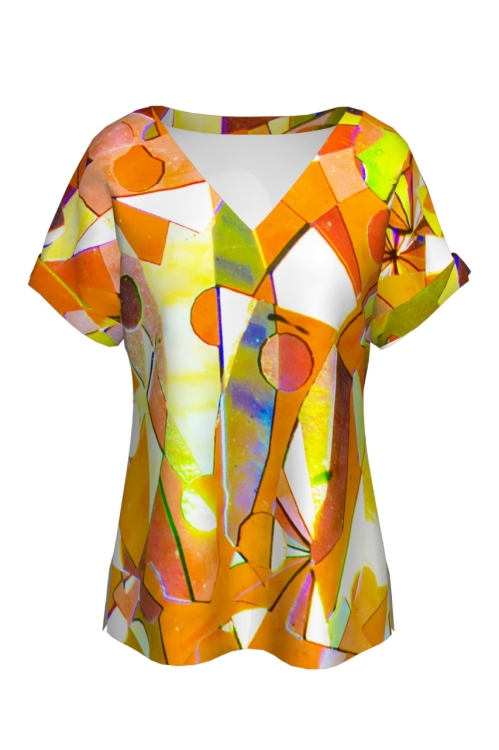 Bluză cu mâneci raglan Tangerine CMDB61 - Img 2