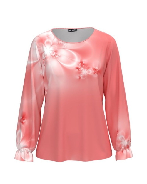 Bluza imprimata cu model floral CMD3846