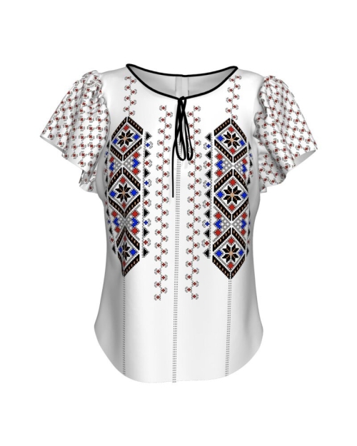 Bluza imprimata cu model traditional Transilvania5 A842MS12