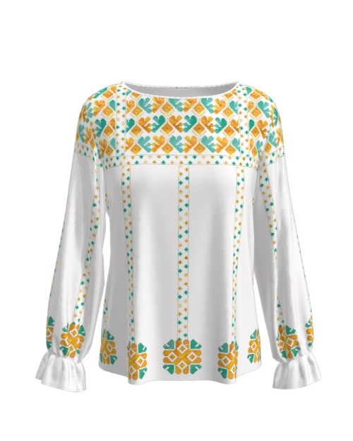 Bluza imprimata traditional A842R9