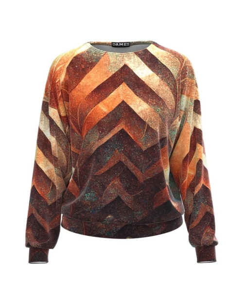 Bluza tip hanorac din catifea cu imprimeu grafic CMD3503