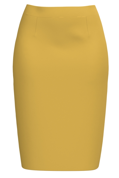 Fusta conica ocru Doll