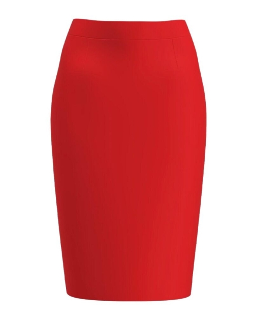 Fusta conica rosie imprimata digital CMD1501