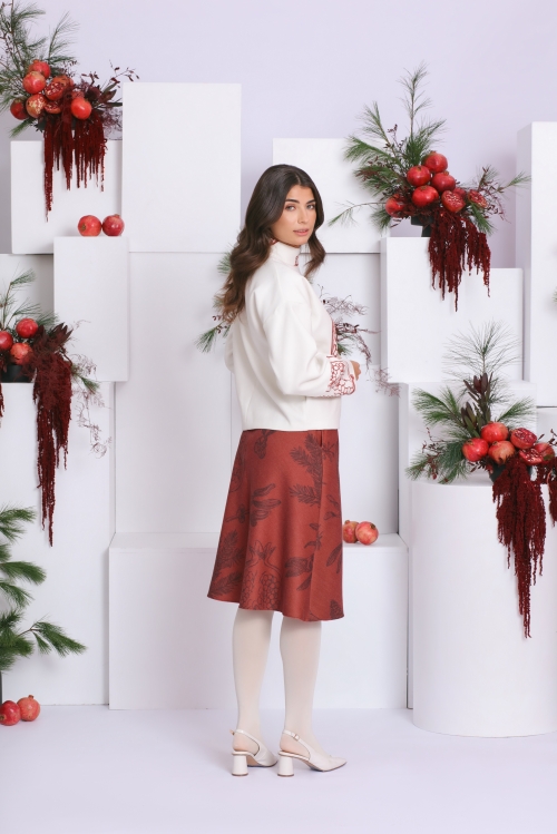 Fusta in A din stofa AW24 - Img 3