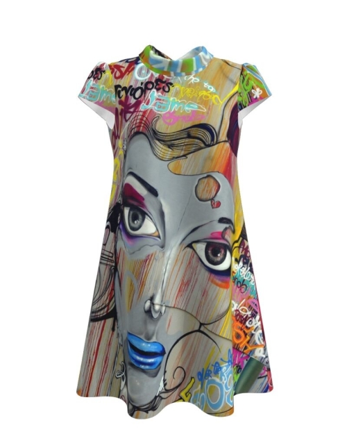Rochie casual imprimata Avatar CMD105 - Img 1