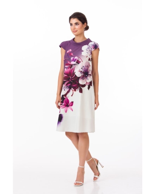 Rochie casual imprimata cu model floral SS24 - Img 5