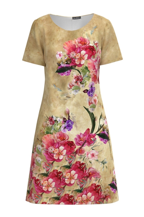 Rochie casual imprimata digital CMD617 - Img 2
